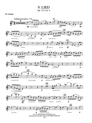 Music of Brahms for Clarinet - Gif file