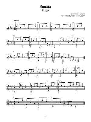 Domenico Scarlatti 30 Sonatas 