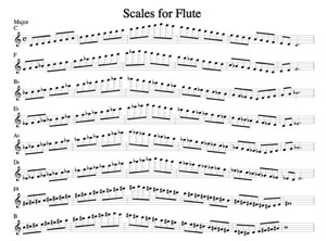 Flute Scale Chart