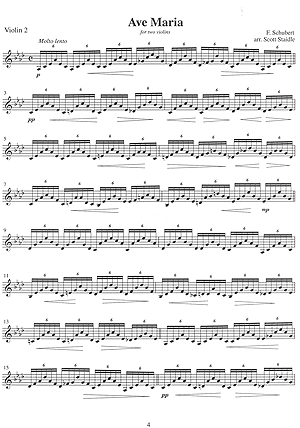 Christmas Music Arranged for Violin Duet - Gif file