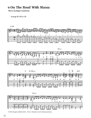 Beppe Gambetta Blu di Genova - Guitar Transcriptions - Gif file