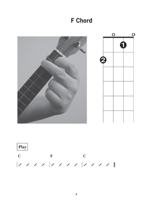 Children's Ukulele Chord Book - Gif file