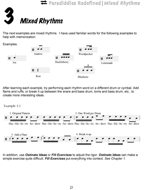 Paradiddles Redefined for Drum Set - Gif file