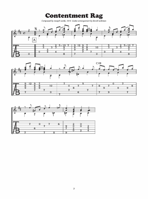 Classic Ragtime Guitar, Volume 1 - Gif file