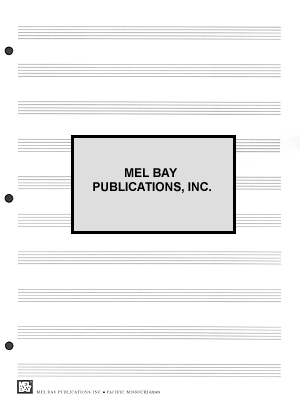 Premium Quality Manuscript Pad Ten-Stave - Gif file