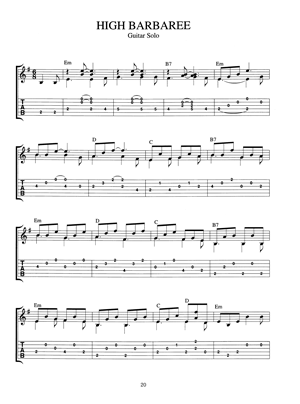 Songs of the British Isles for Guitar - Gif file