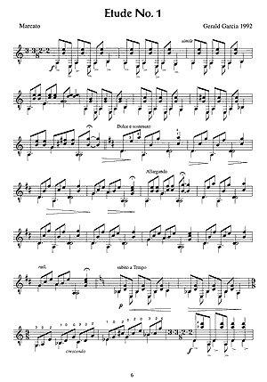 25 Etudes Esquisses for Guitar - Gif file