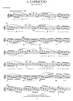 Music of Brahms for Clarinet - Gif file