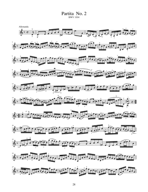 Bach: Three Sonatas and Three Partitas for Solo Violin - Gif file