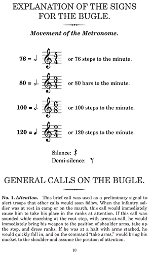 Infantry Bugle Calls Of The American Civil War