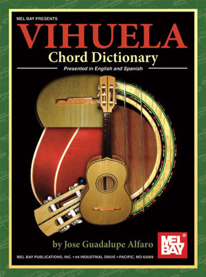 Vihuela Chord Dictionary Presented In English And Spanish