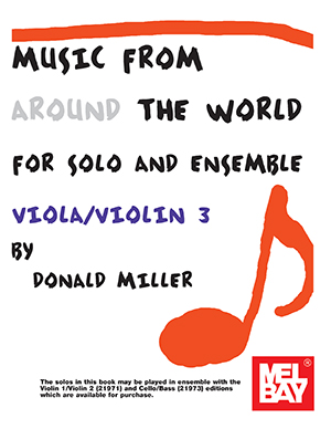 Music from Around the World for Solo and Ensemble, Viola/Violin 3