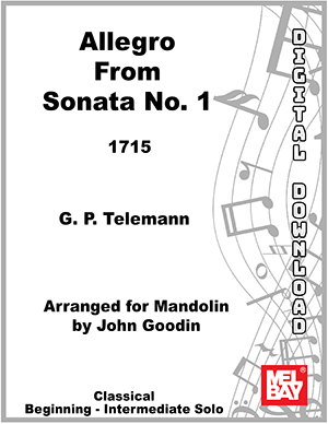 Allegro  from Sonata no. 1 for Violin