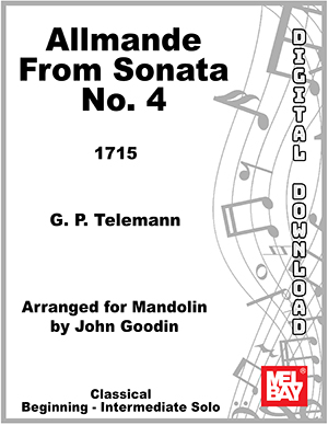 Allemande  from Sonata no. 4 for Violin