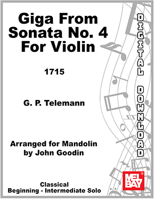 Giga  from Sonata no. 4 for Violin