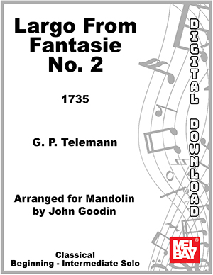 Largo from Fantasie no. 2 for Solo Violin
