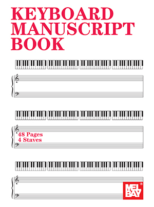 Keyboard Manuscript Book