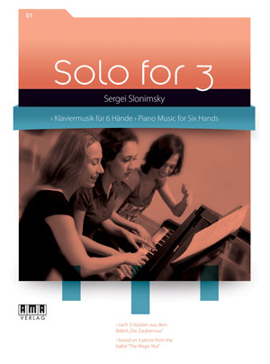 Solo for 3 Piano Vol 1 Music for 6 Hands Sergei Slonimsky