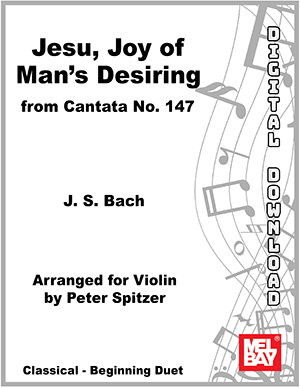 Jesu Joy Of Man S Desiring Digital Sheet Music Mel Bay Publications Inc Mel Bay