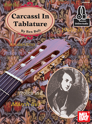 Carcassi In Tablature Book Online Audio Mel Bay