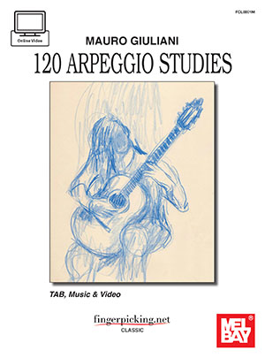 Mauro Giuliani 120 Arpeggio Studies Book Online Video