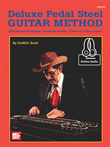 Deluxe Pedal Steel Guitar Method Book Online Audio Mel