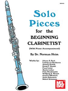 Solo Pieces For The Beginning Clarinetist Book Insert